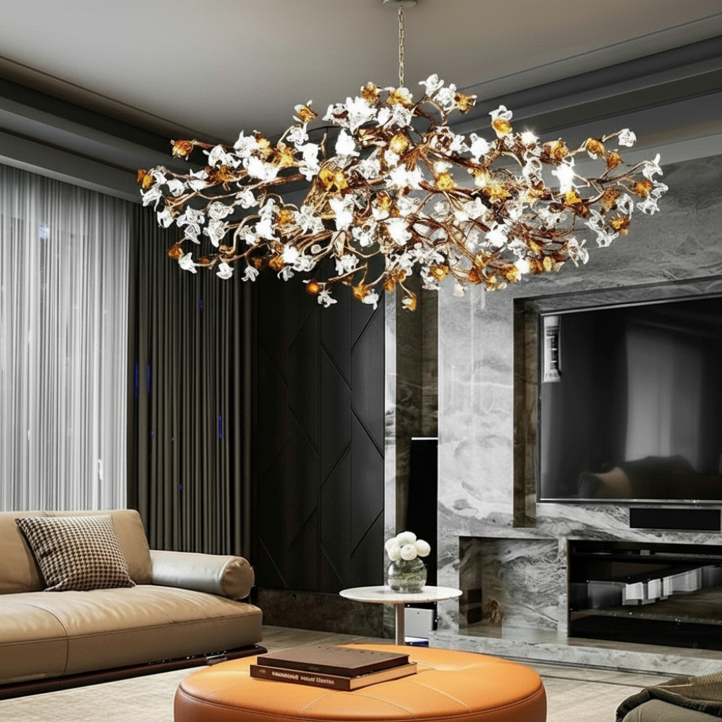 Tree Branch Crystal Chandelier