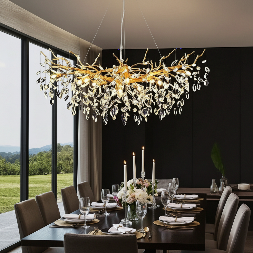 Creative crystal chandelier