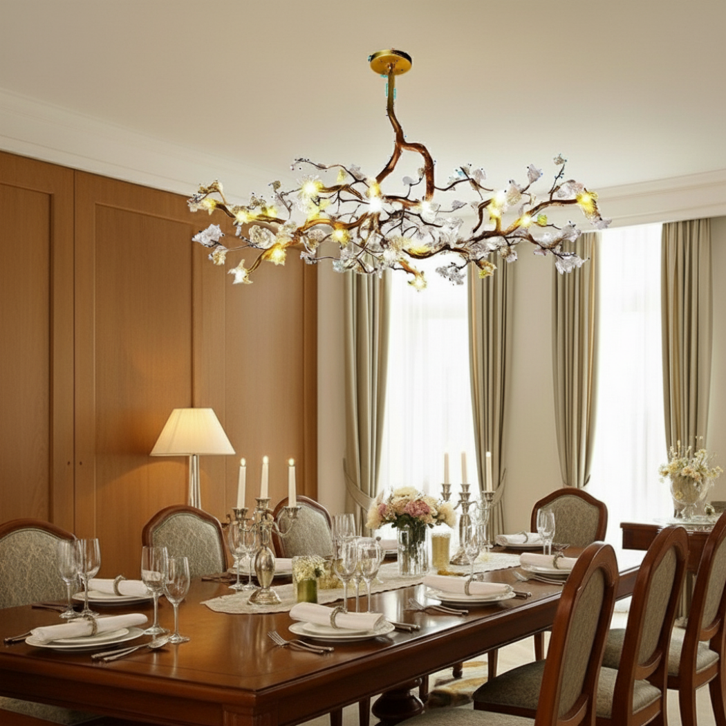 Tree Branch Crystal Chandelier