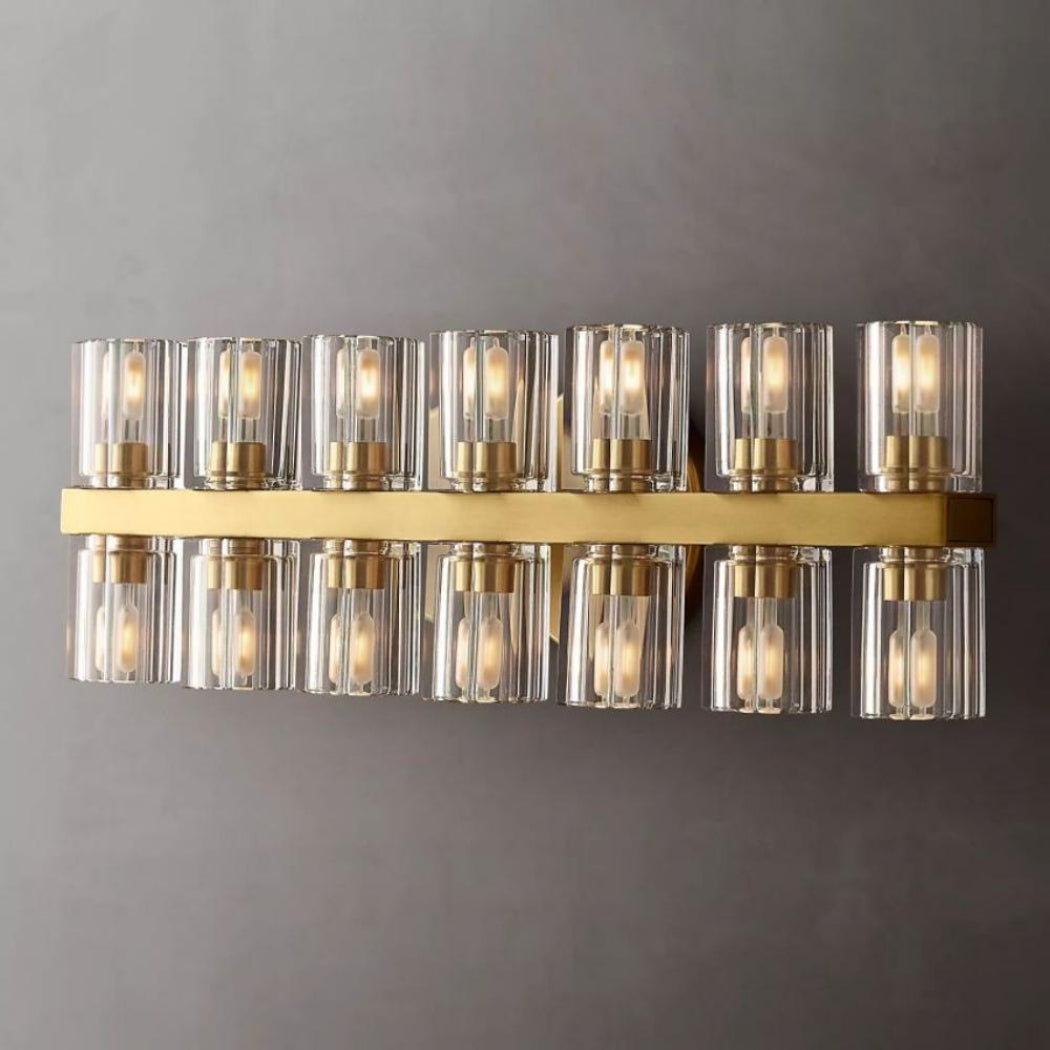 Arcachones 14-Light K9 Crystal Glass Modern Wall Lamp
