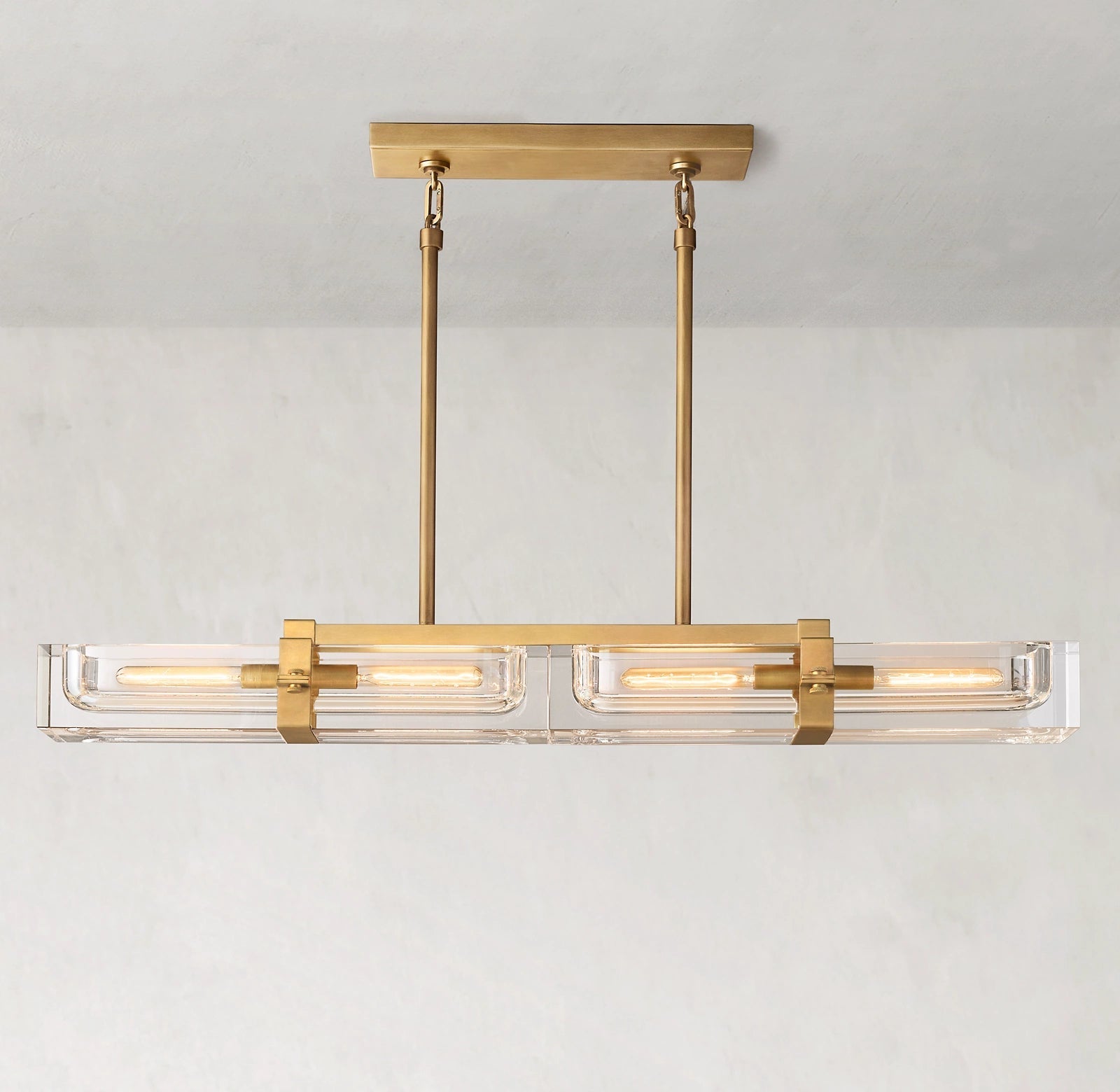 Saviles Modern Linear Chandelier 48"