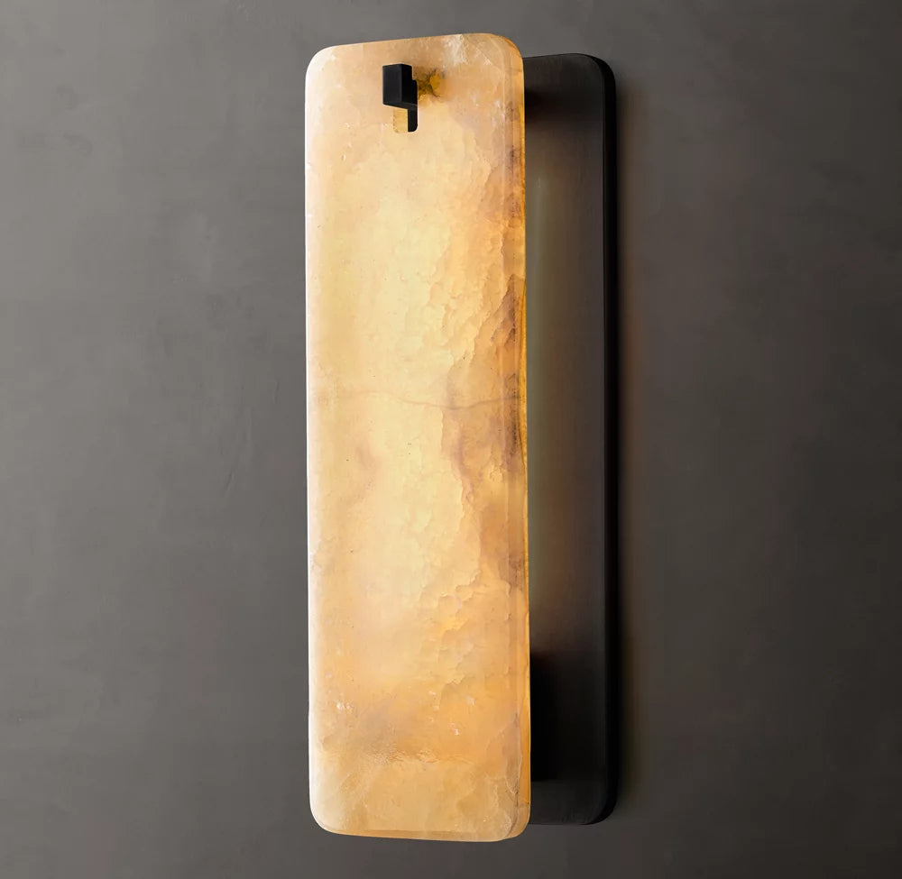 Calamette Modern Onyx Sconce