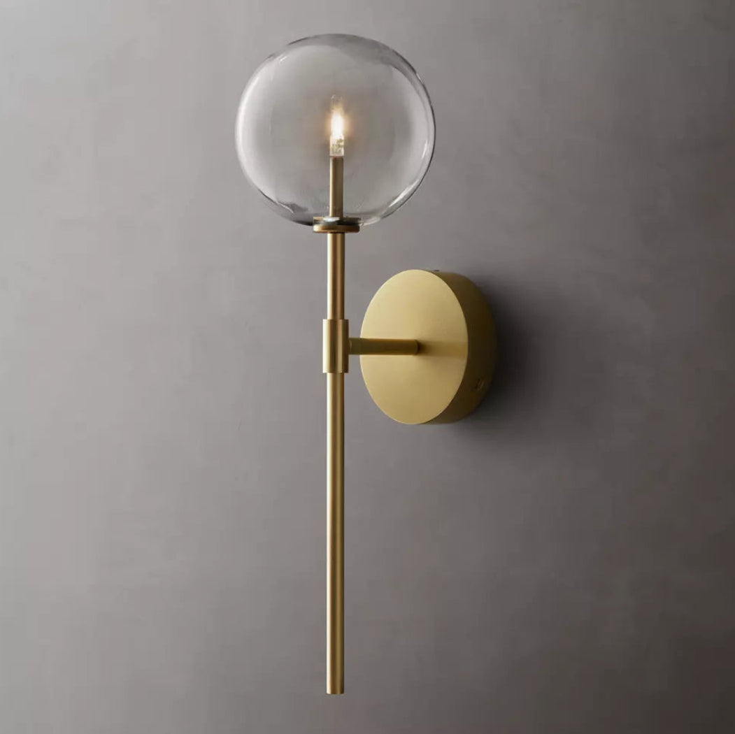 Sierra Glass Globe Sconce