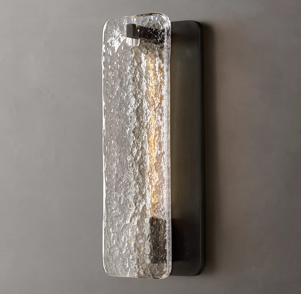 Calamette Modern Glass Sconce