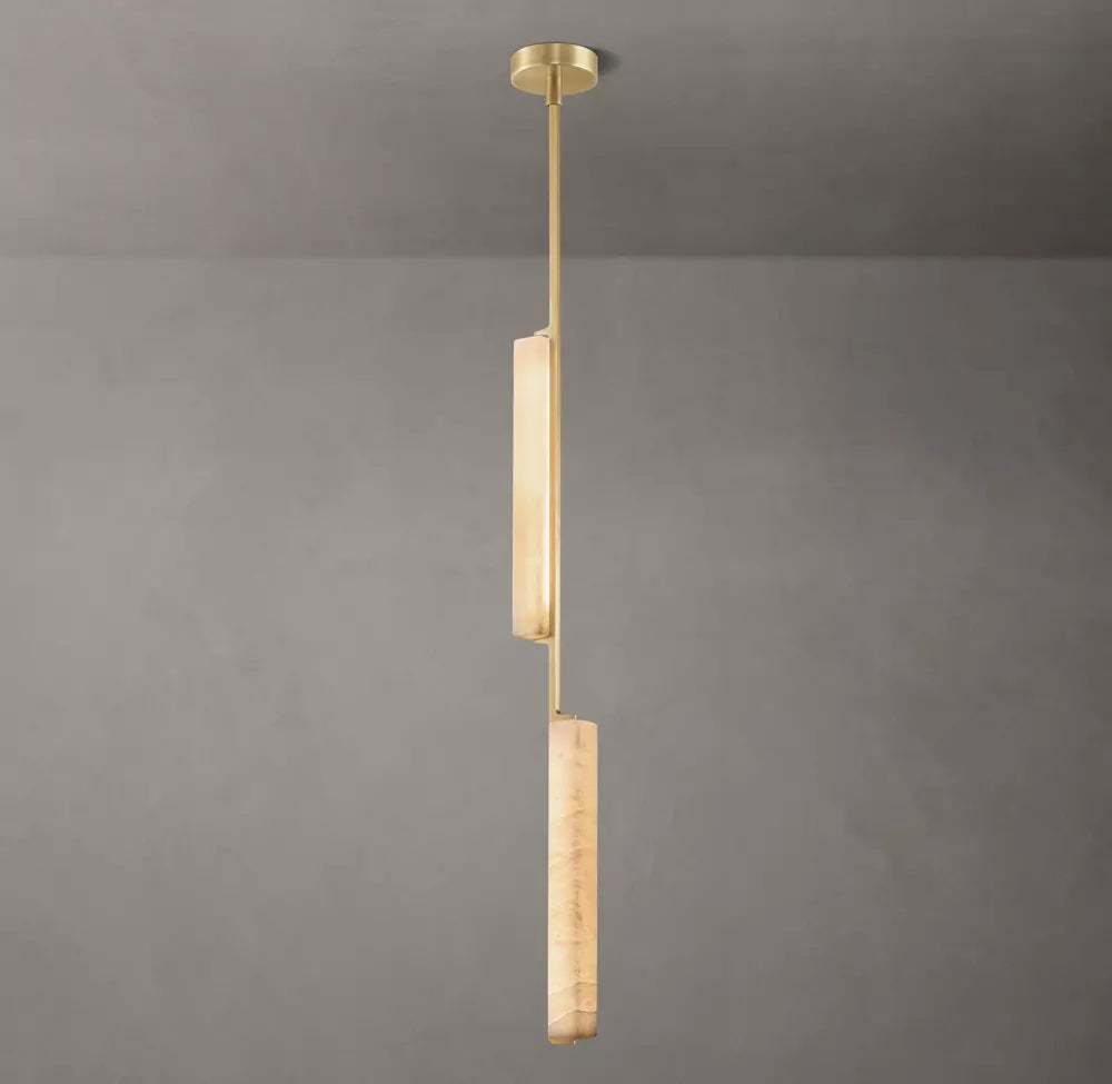 Audubons Modern Alabaster Pendant