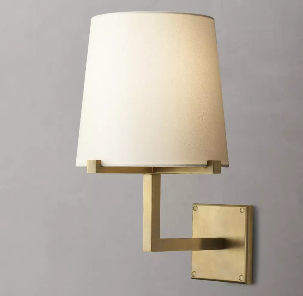 Pauillac Modern Fabric Shade Grand Sconce
