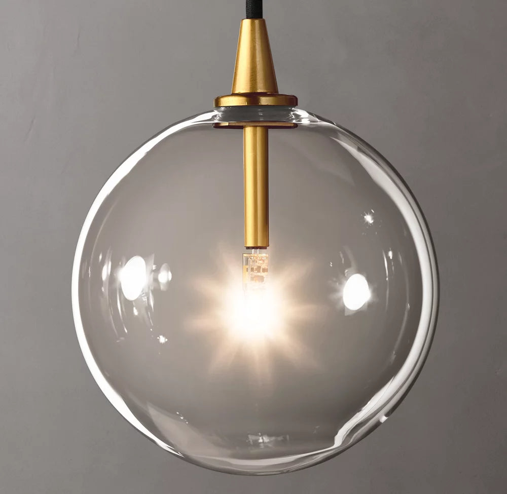 Sierra Glass Globe Mobile Pendant 14"