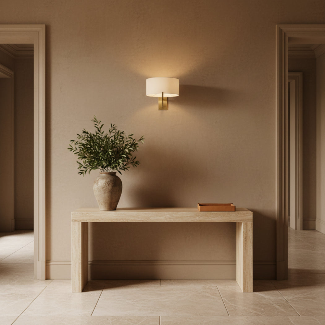 Pauillac Modern Drum Shade Swing-Arm Sconce
