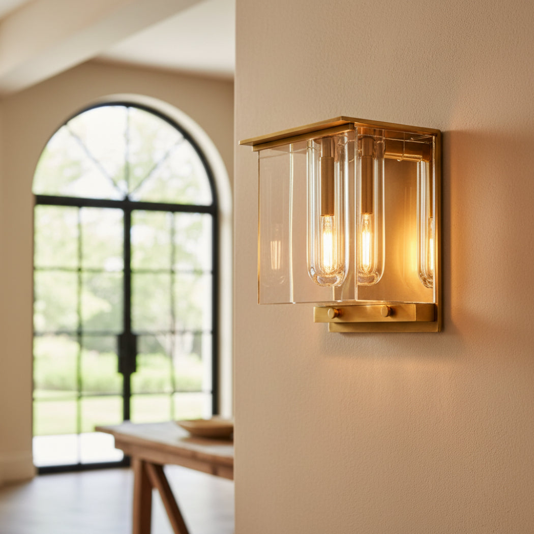 Savile Modern Cube Sconce