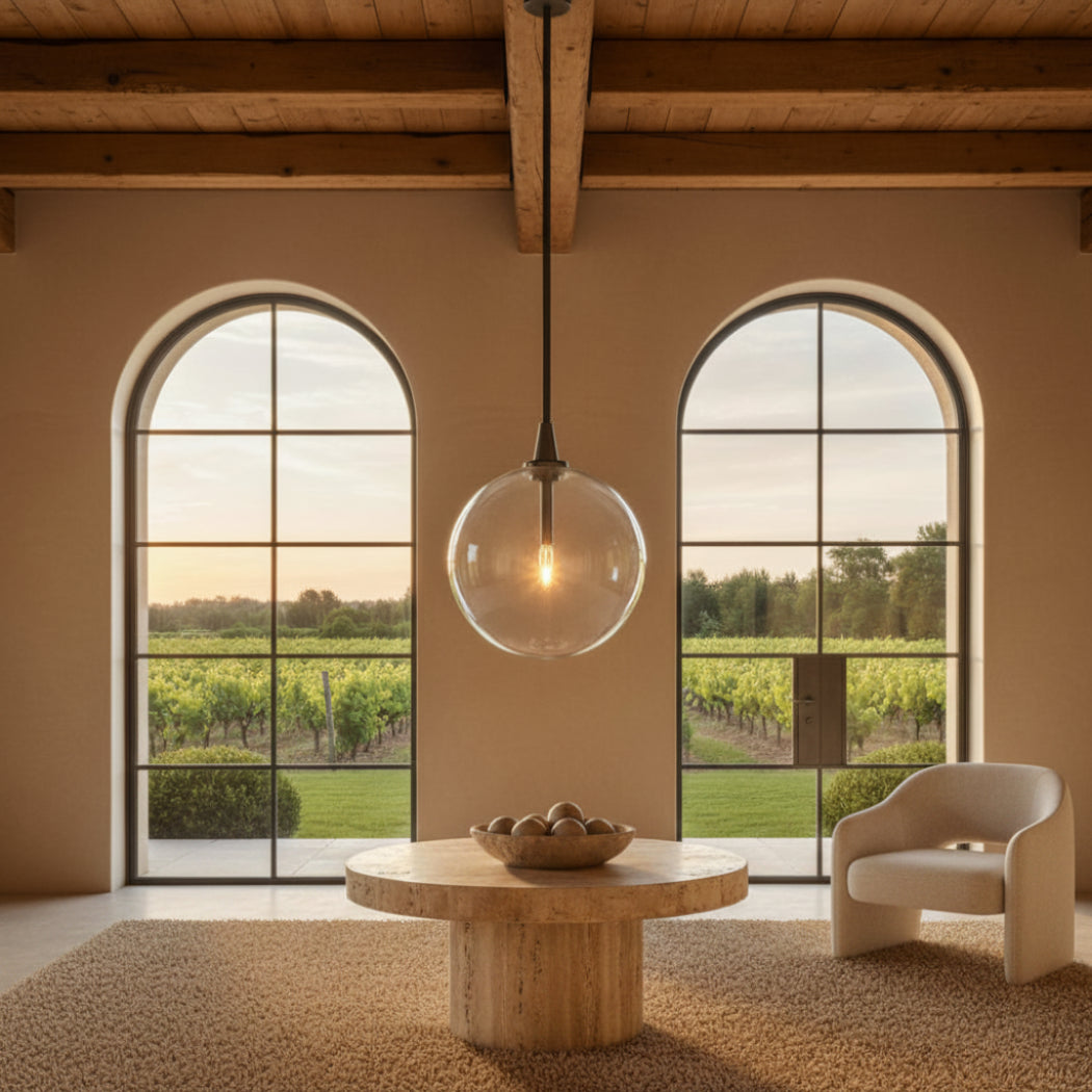 Sierra Glass Globe Mobile Pendant 10"