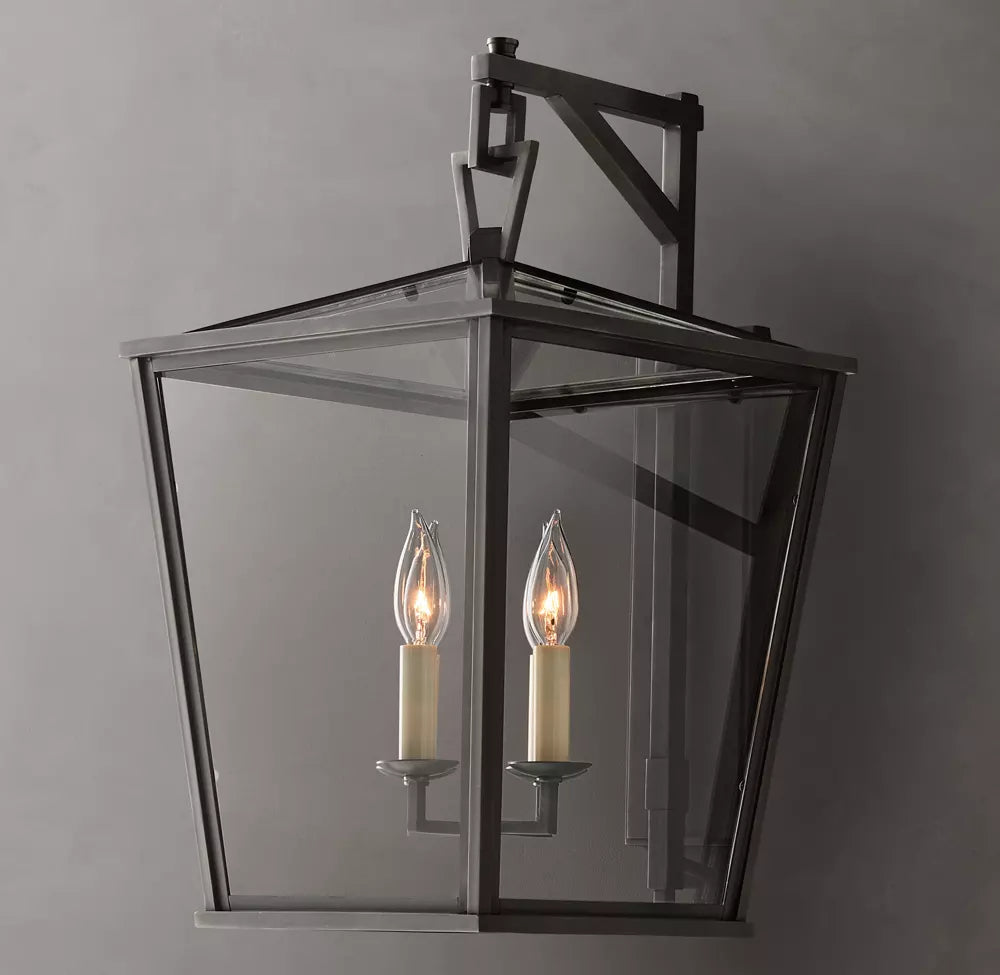 19th English Openwork Outdoor Sconce 22"