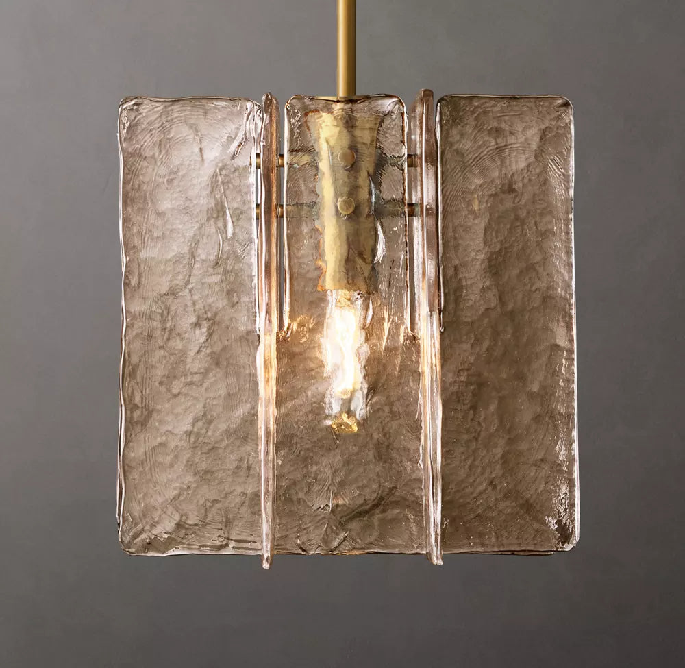 Lattice Modern Somke Pendant H13"