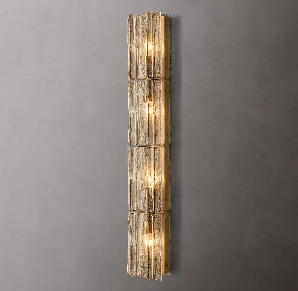 Lattice Smoke Grand Sconce 61“