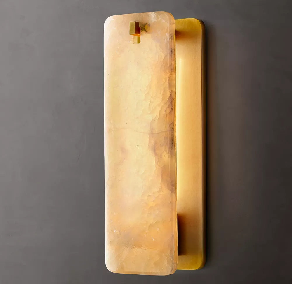 Calamette Modern Onyx Sconce