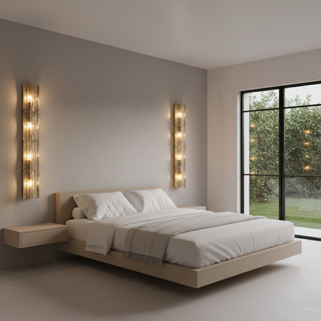 Lattice Smoke Grand Sconce 49“