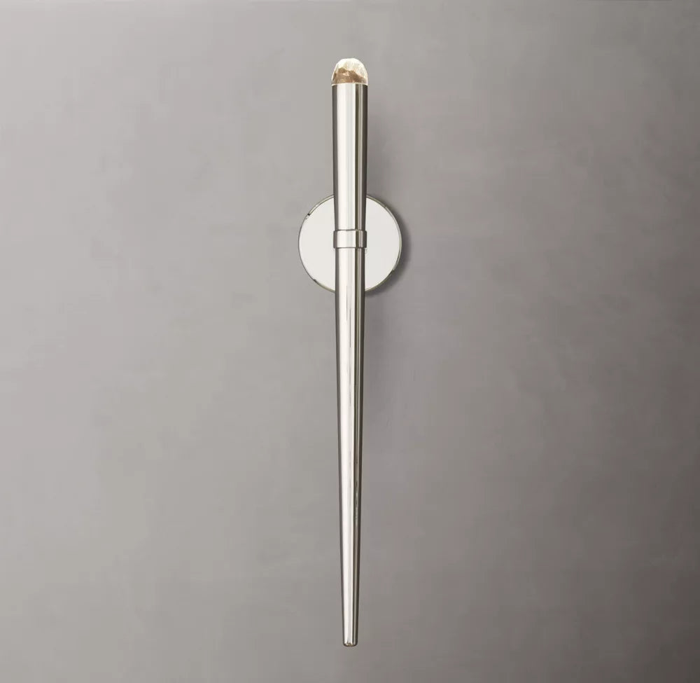 Aquitaines Modern Torch Sconce 24"H