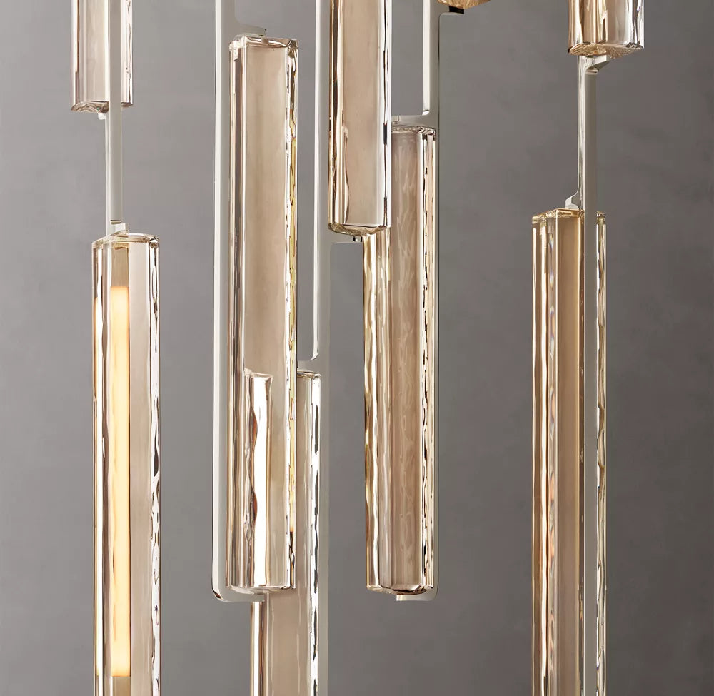 Audubon Modern Crystal Round Chandelier 40"