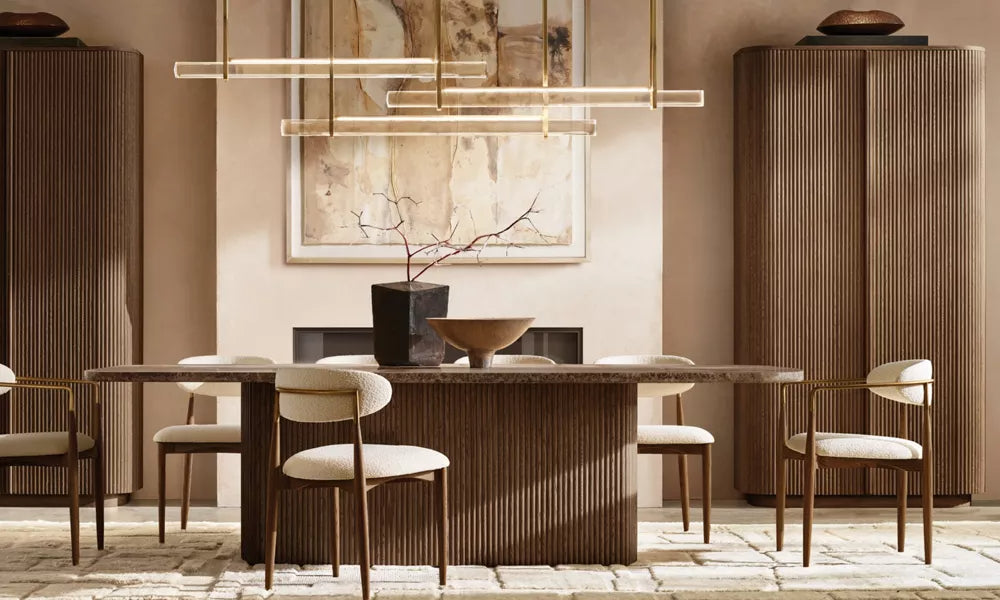 Audubon Modern Crystal Triple Bar Linear Chandelier 72"