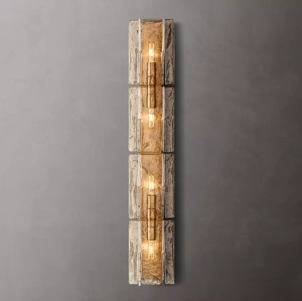 Lattice Smoke Grand Sconce 49“