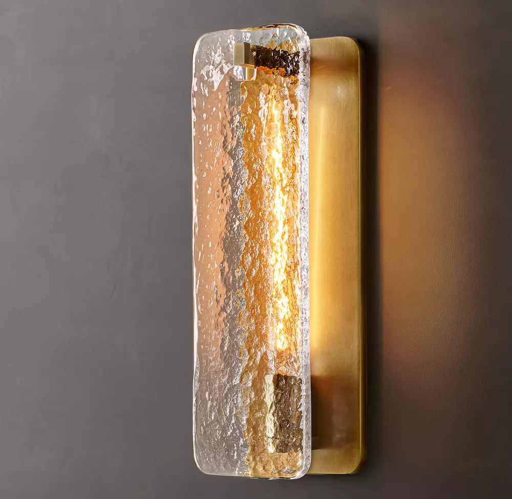 Calamette Modern Glass Sconce