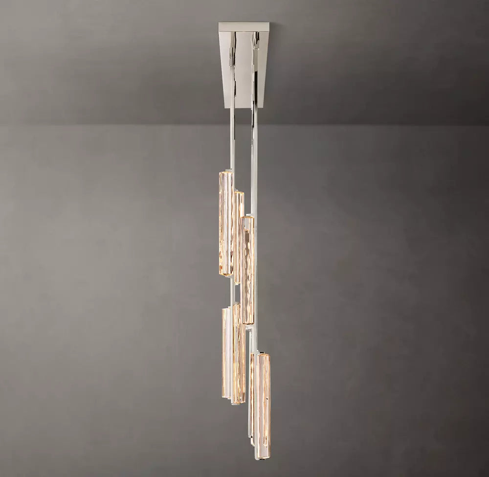 Audubon Modern Crystal Linear Chandelier