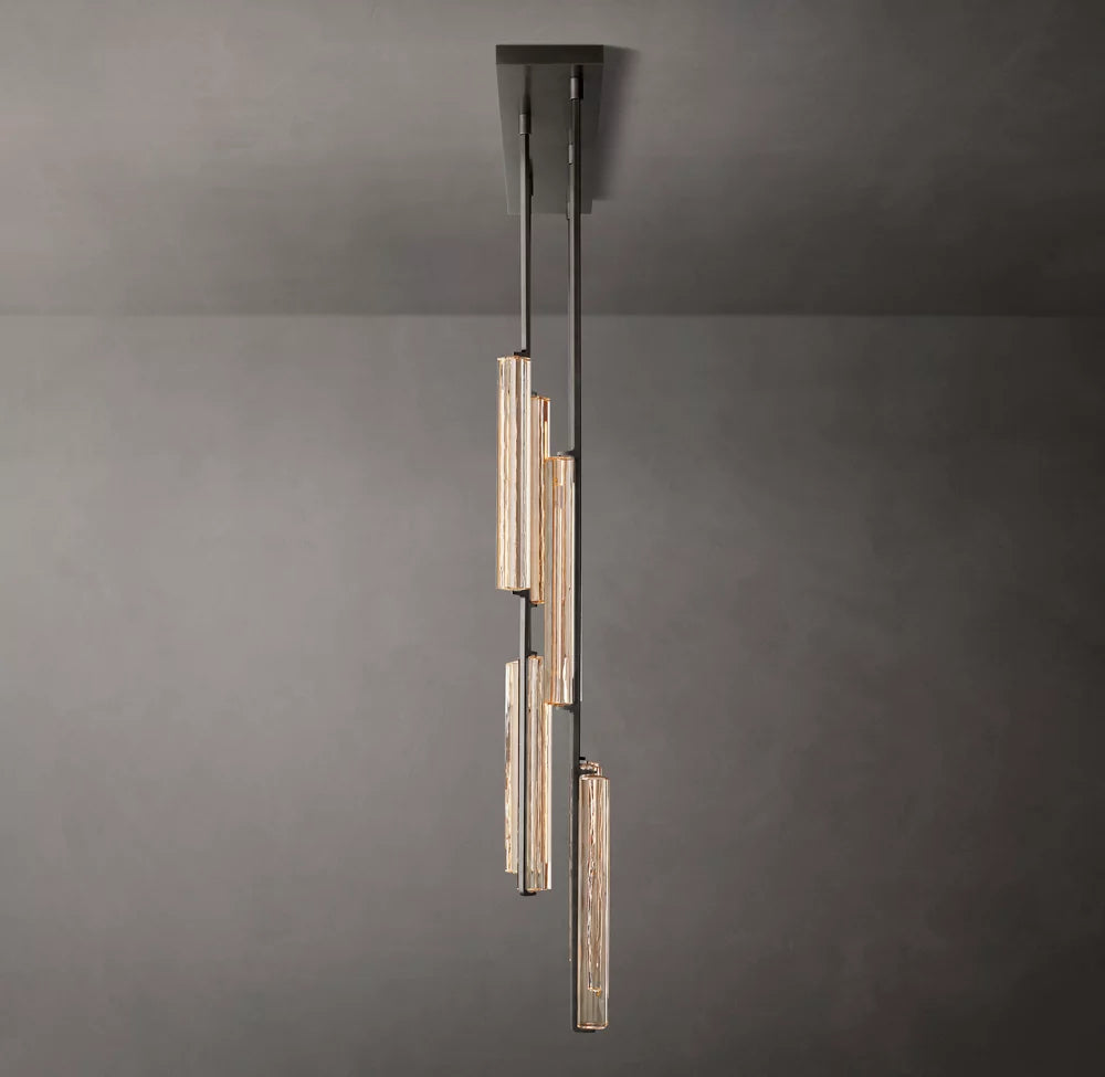 Audubon Modern Crystal Linear Chandelier