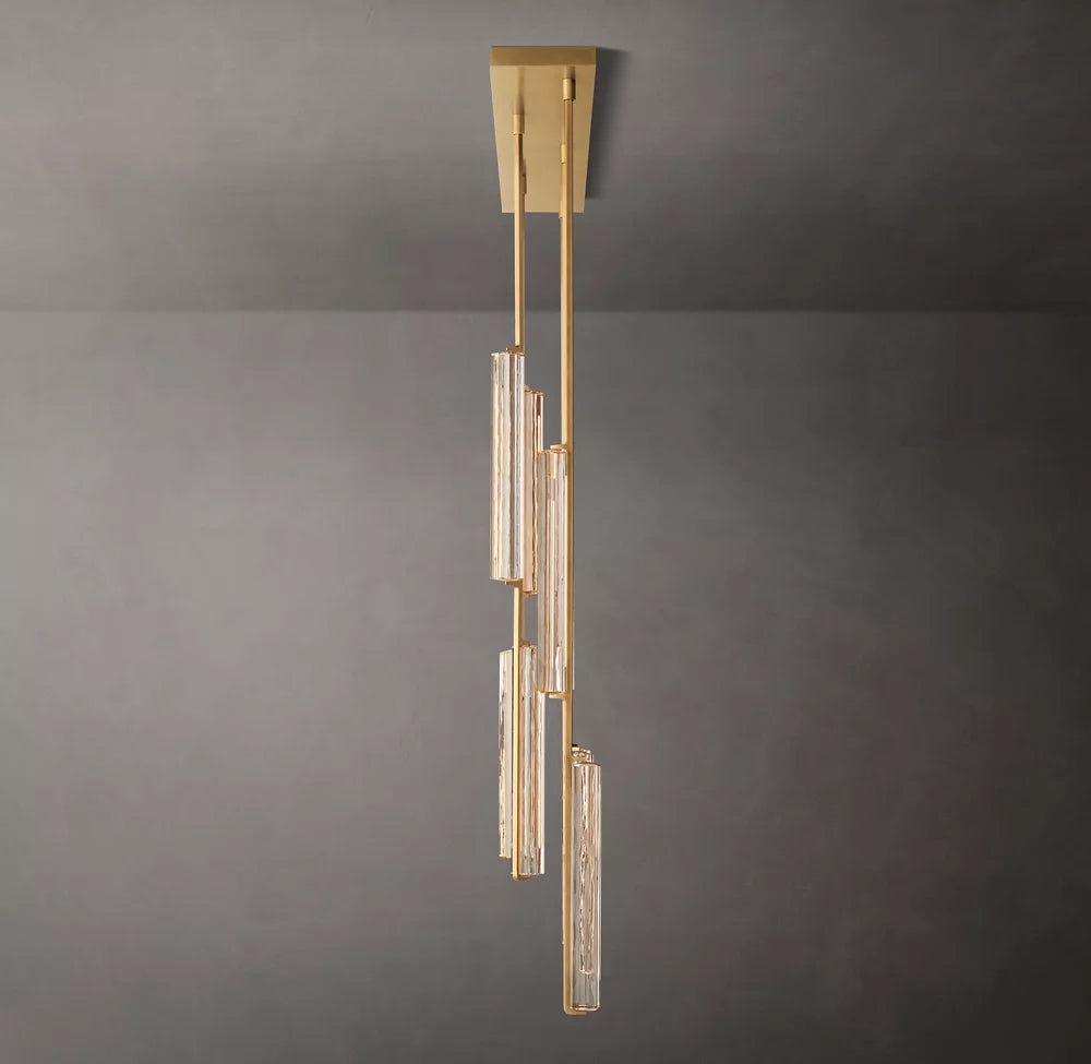 Audubon Modern Crystal Linear Chandelier