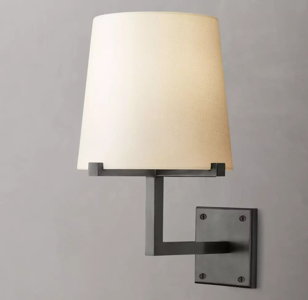 Pauillac Modern Fabric Shade Grand Sconce
