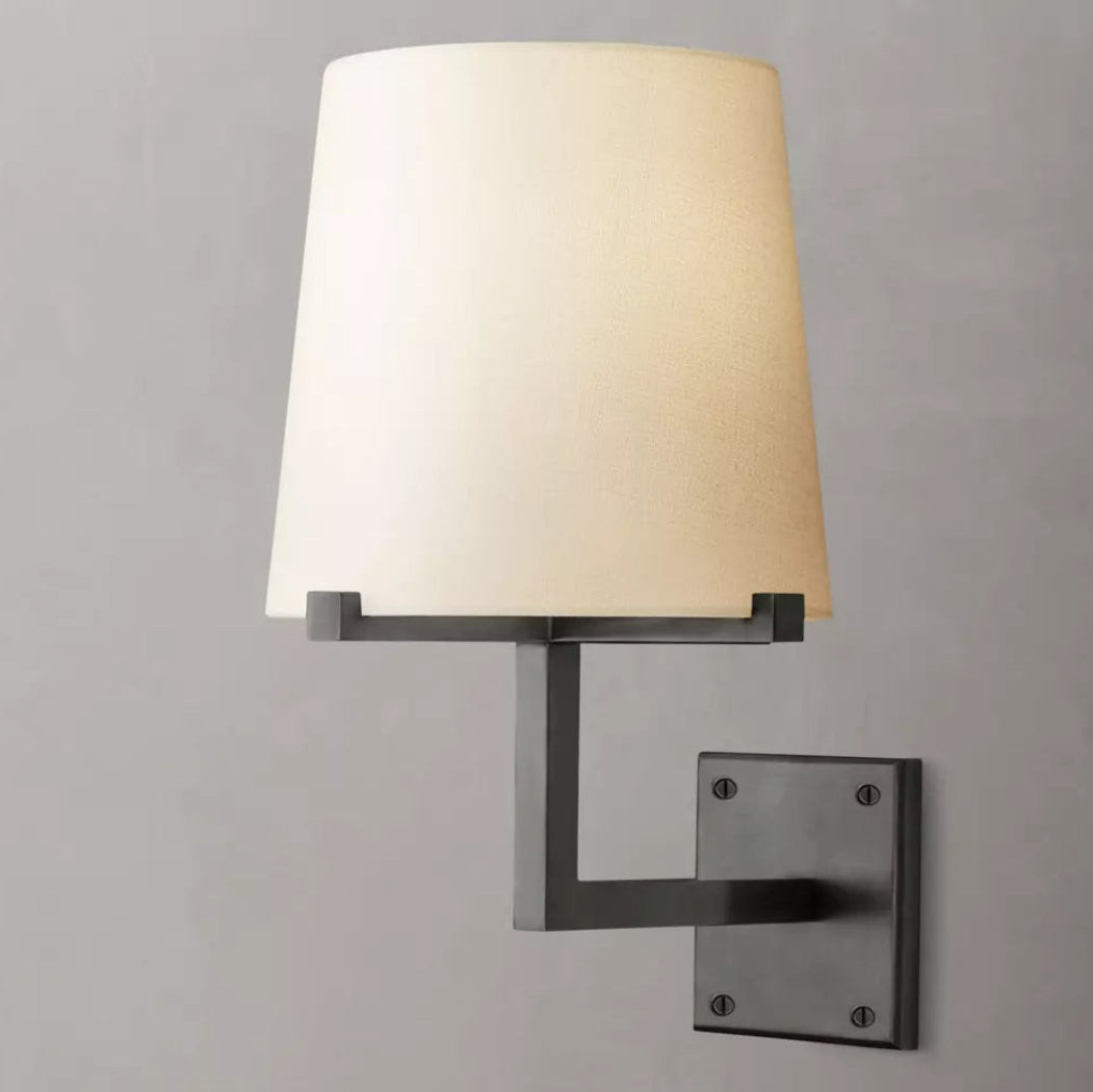 Pauillac Modern Fabric Shade Grand Sconce
