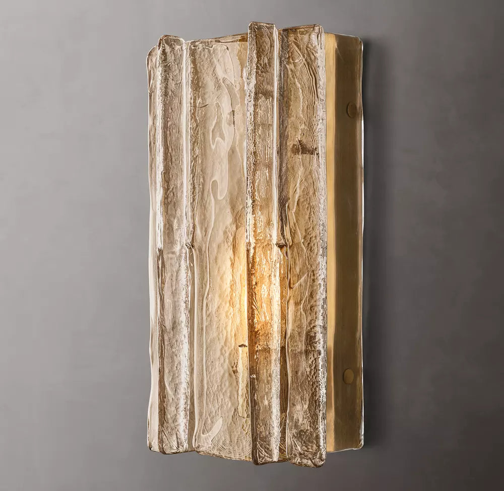 Lattice Smoke Wall Sconce 15"