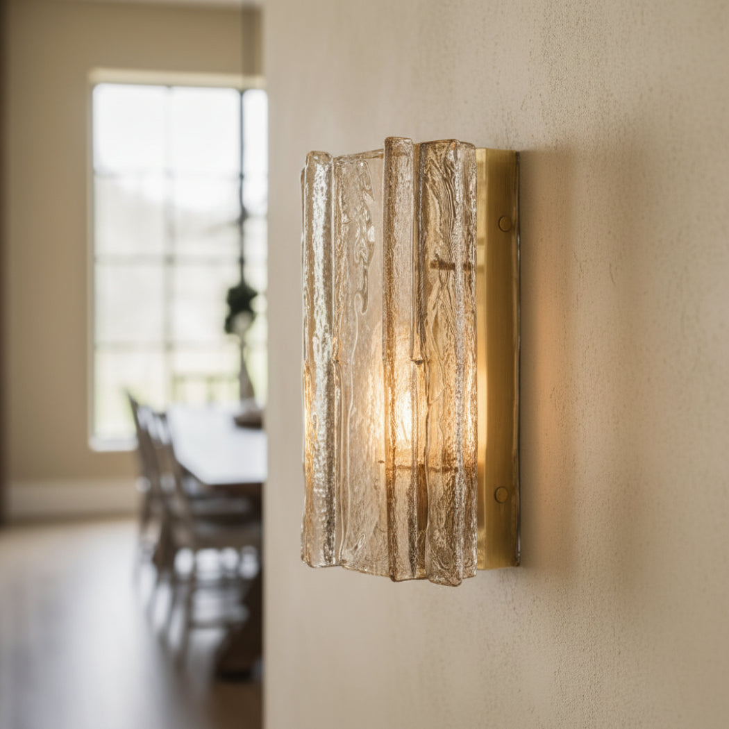 Lattice Smoke Wall Sconce 15"