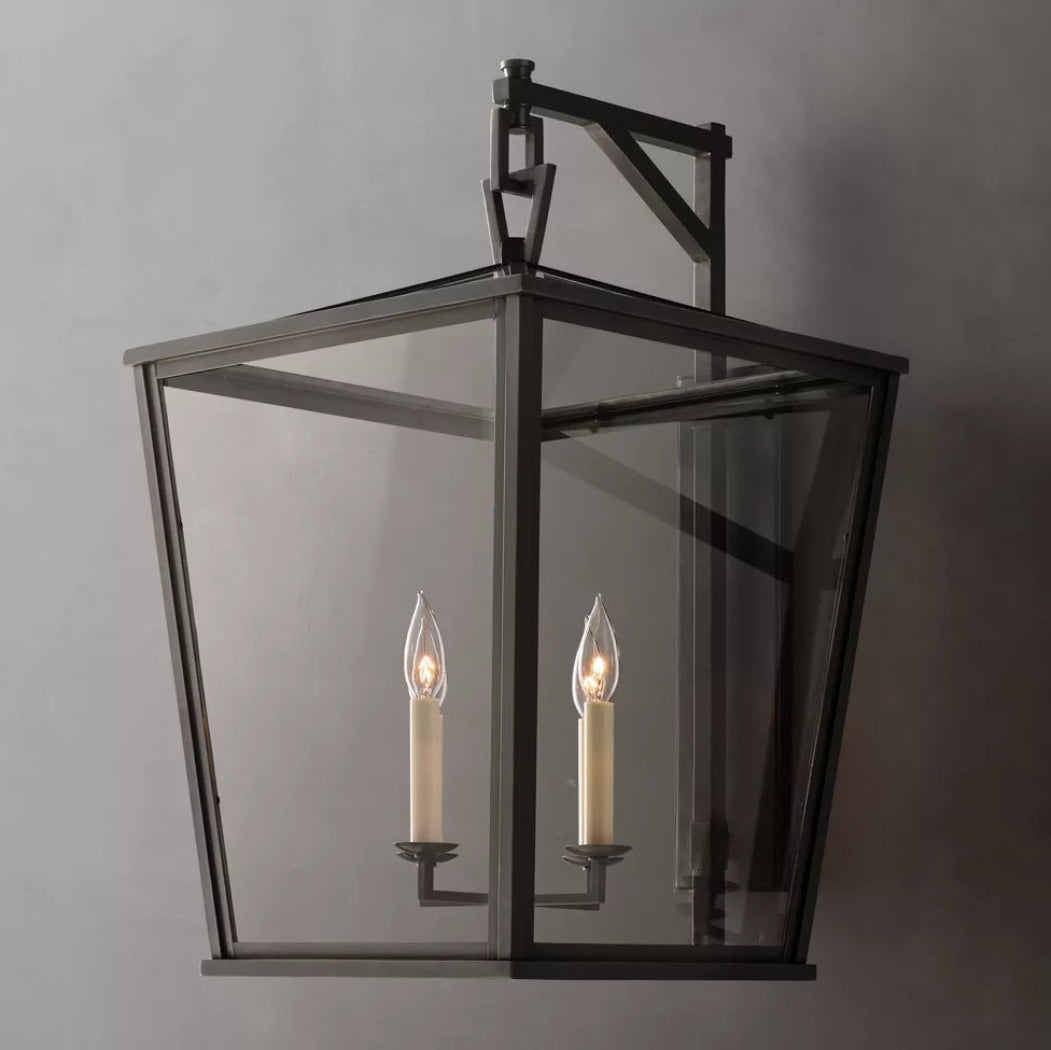19th English Openwork Outdoor Sconce 28"