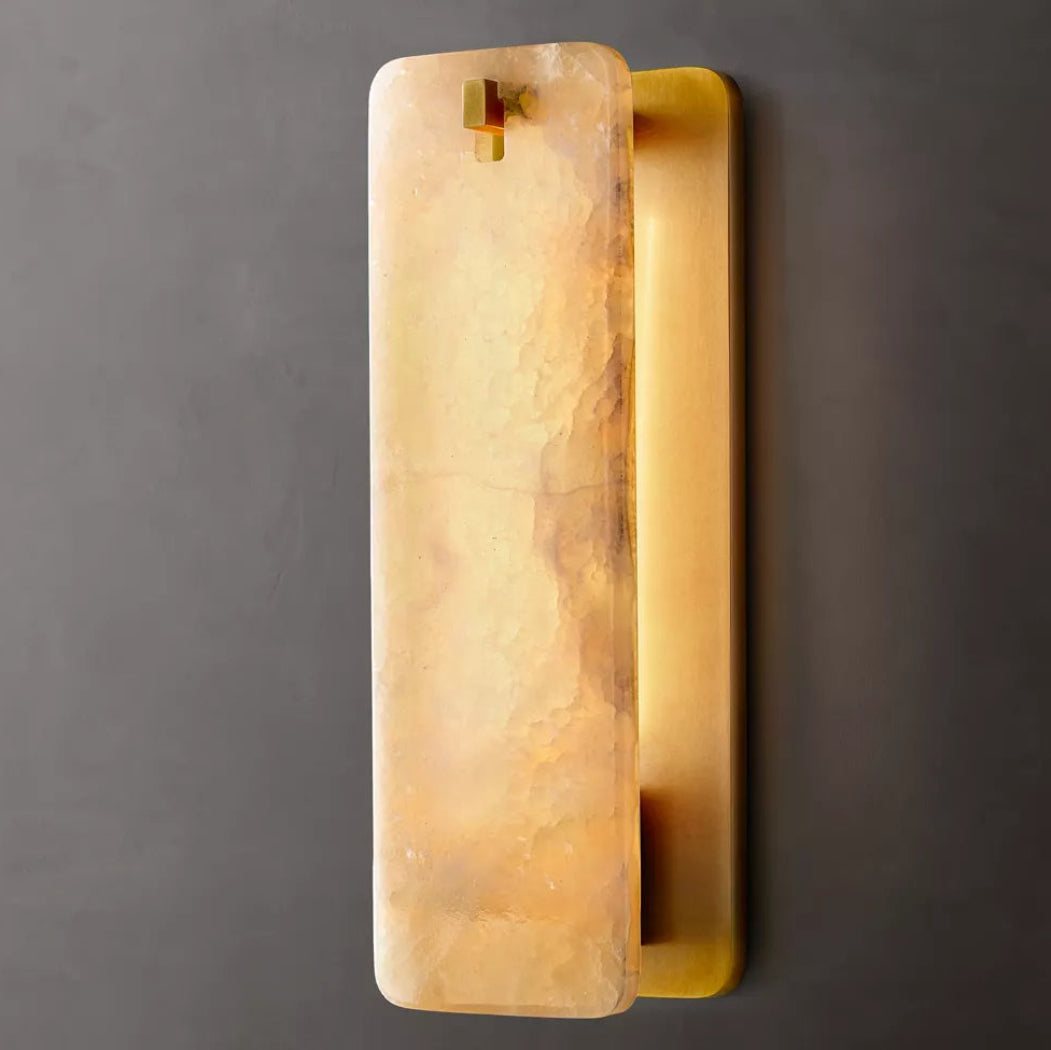 Calamette Modern Onyx Sconce