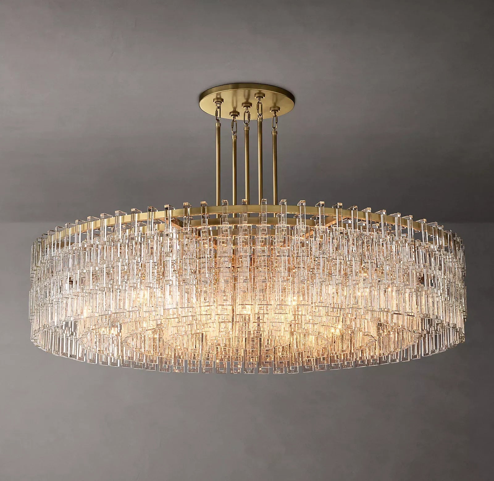 Marignans Crystal Round Chandelier 60"