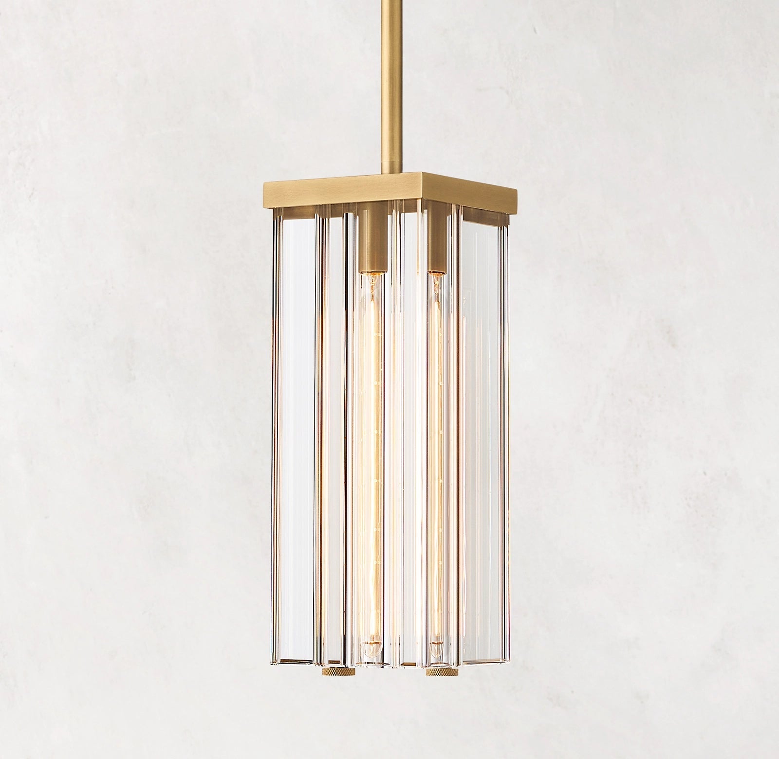 Saviles Modern Square Pendant 14"H