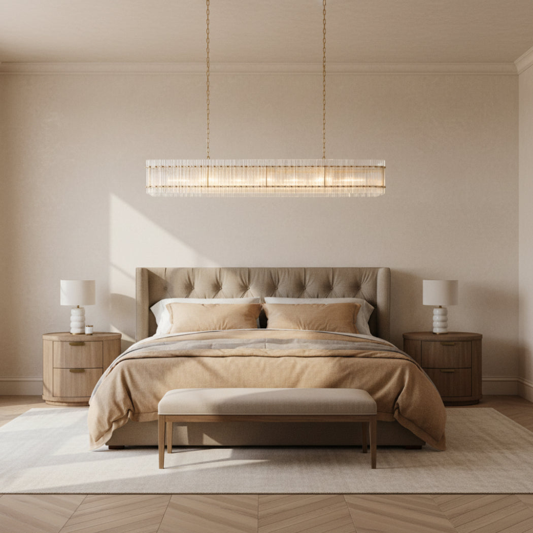 San Marco Modern Linear Chandelier 72"
