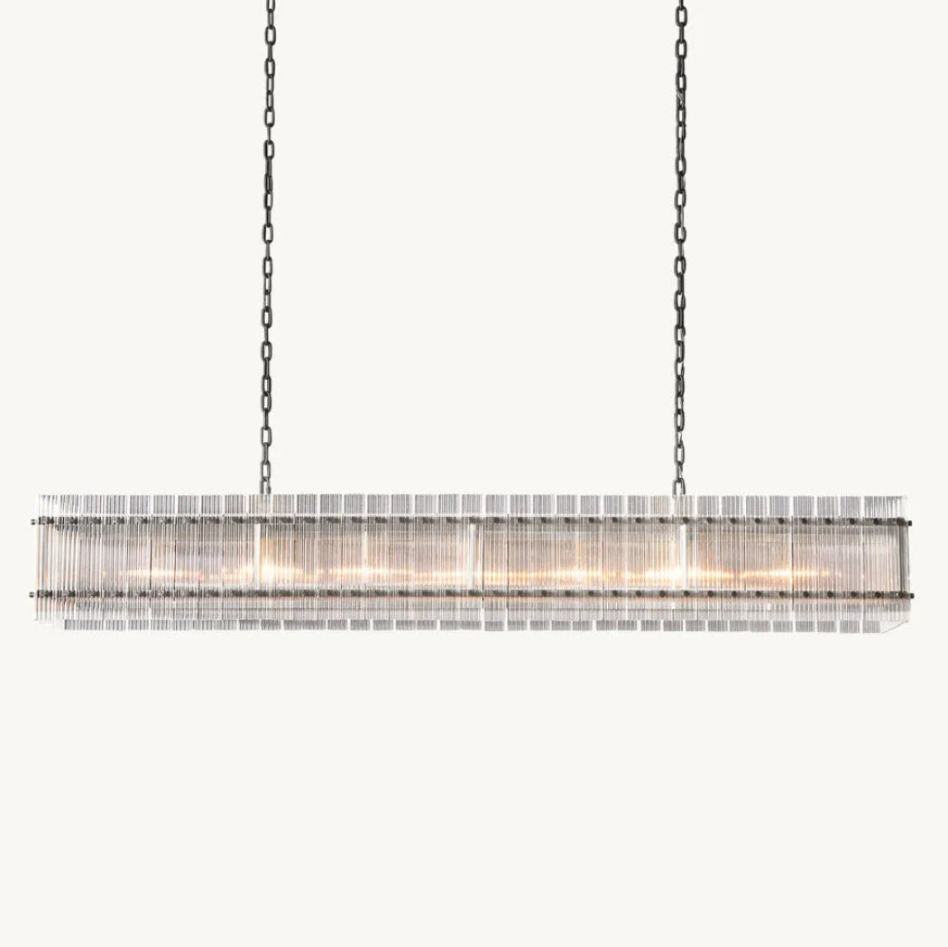 San Marco Modern Linear Chandelier 72"