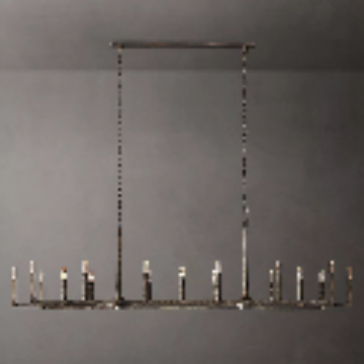 Thaddeus Linear Chandelier 96", Vintage Branch Chandelier