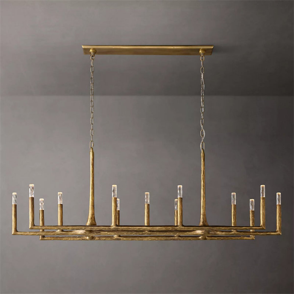 Thaddeus Linear Chandelier 72", For Living Room