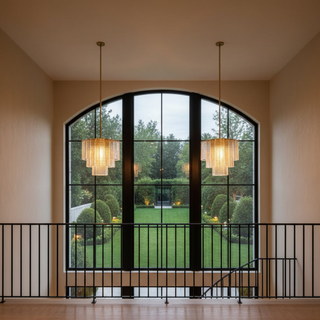 Sirene Modern Clear Glass Pendant