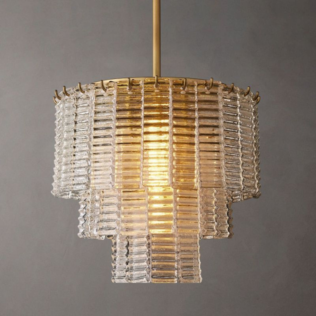 Sirene Modern Clear Glass Pendant
