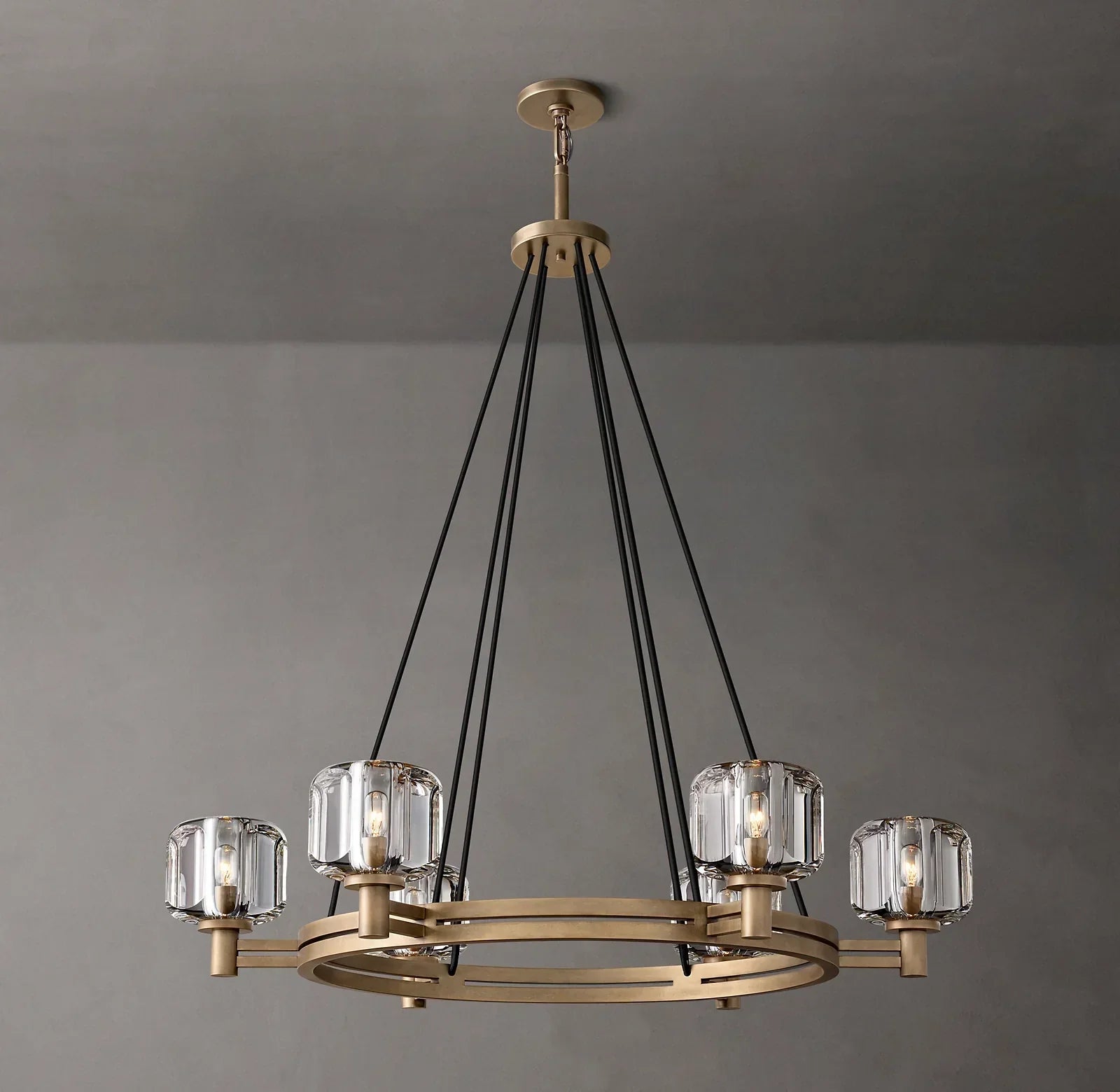 Demaret Modern  Round Chandelier 36"
