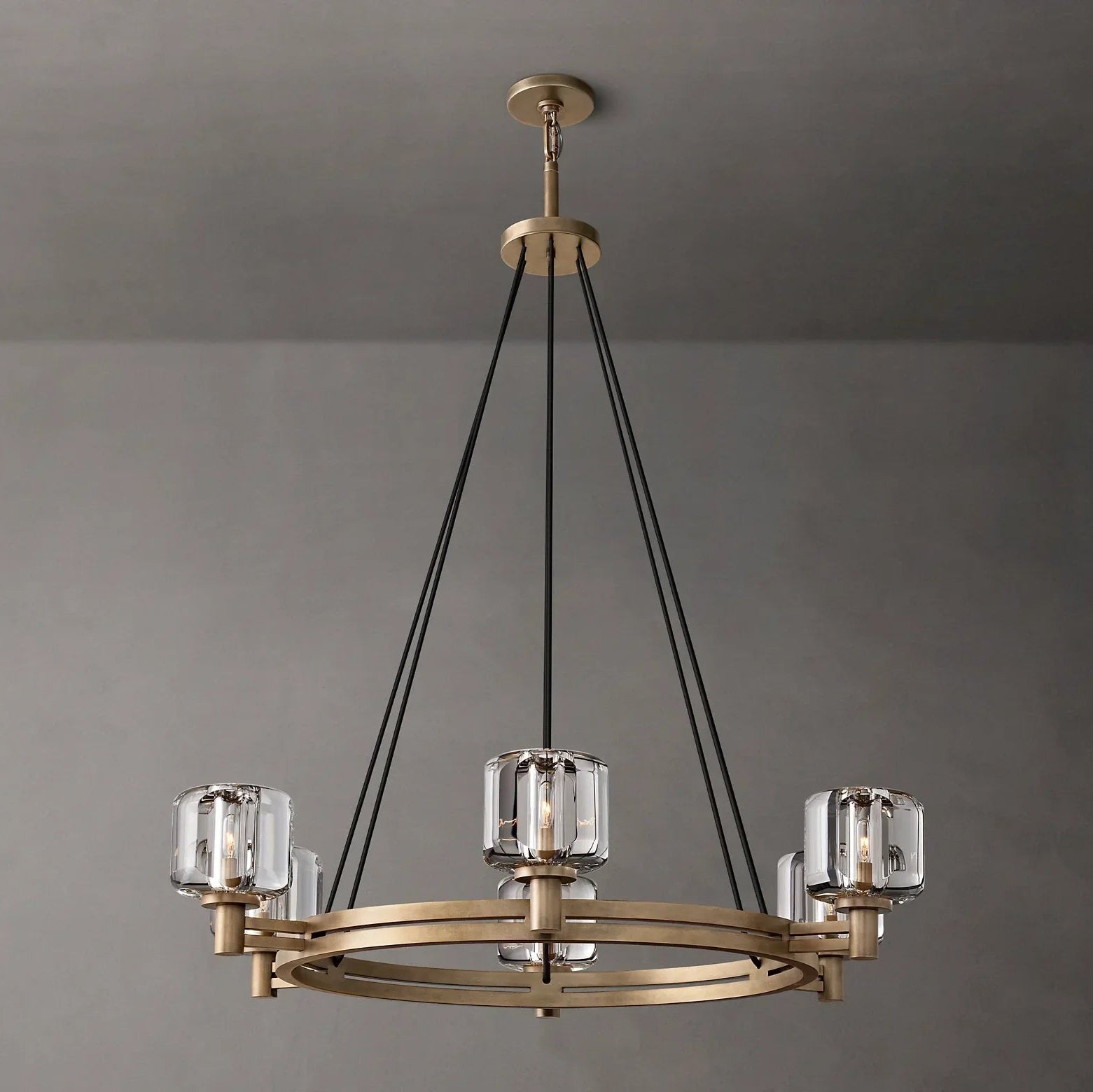 Demaret Modern Round Chandelier 24"