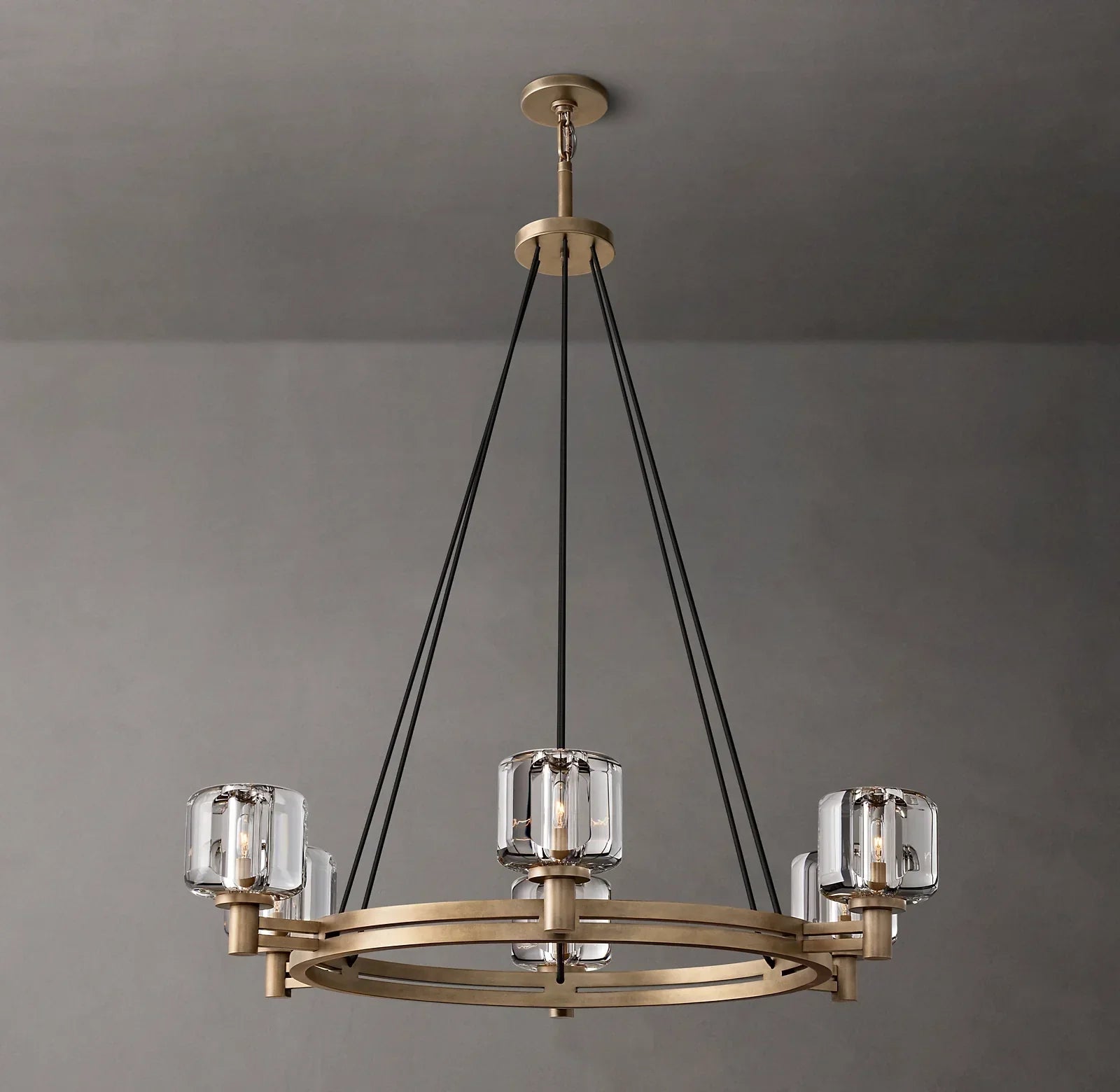 Demaret Modern Round Chandelier 24"