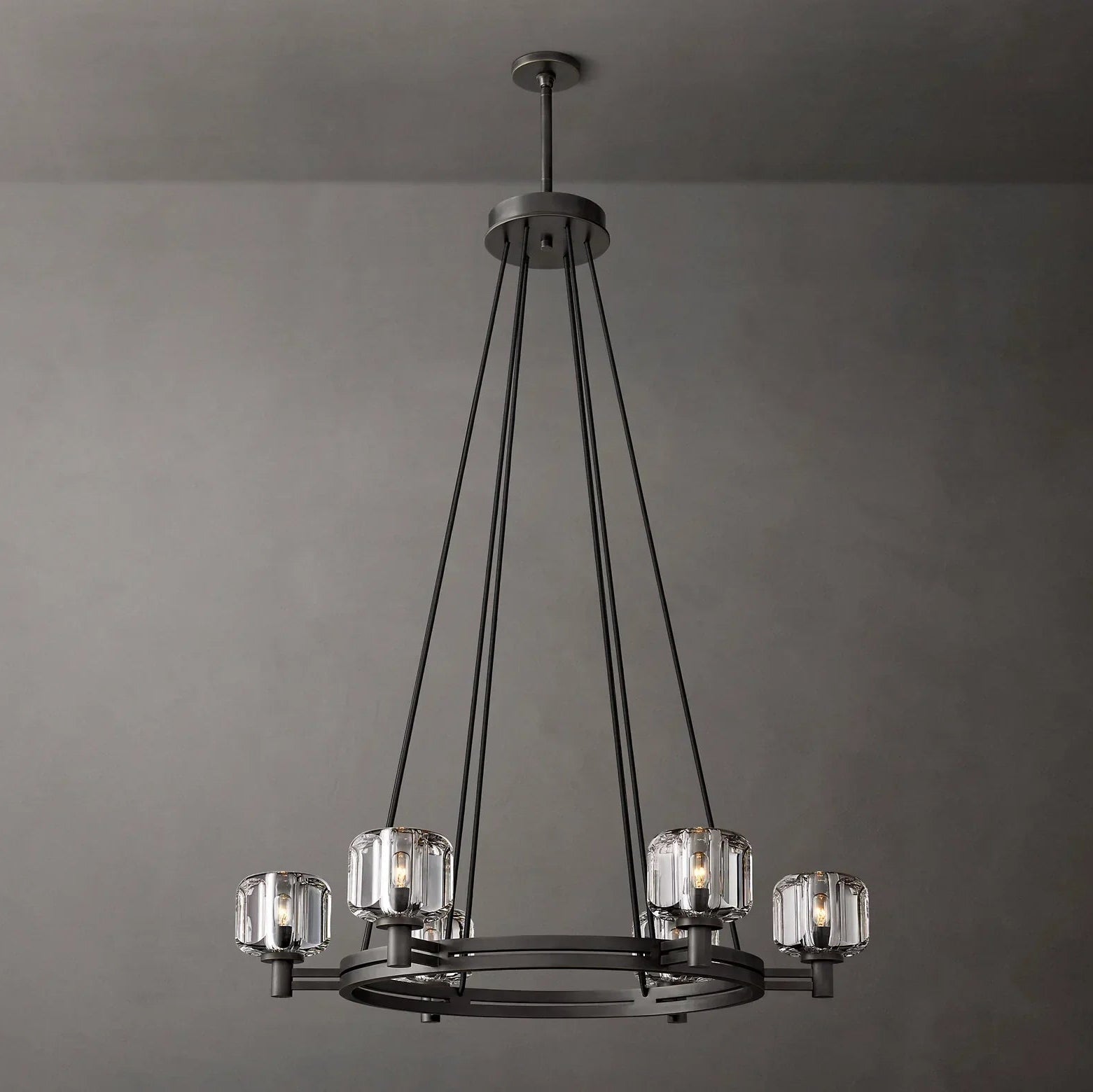 Demaret Modern  Round Chandelier 36"