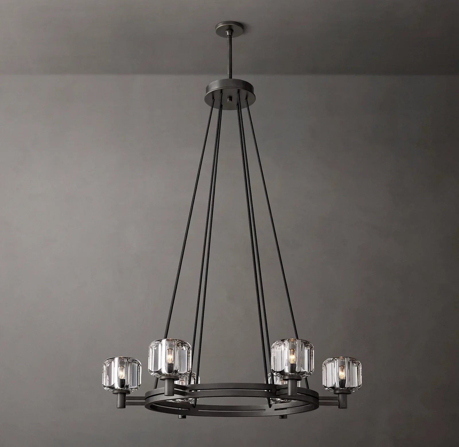 Demaret Modern  Round Chandelier 36"