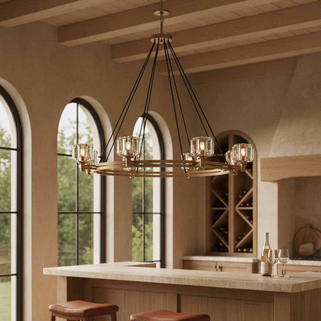 Demaret Modern Round Chandelier 48"