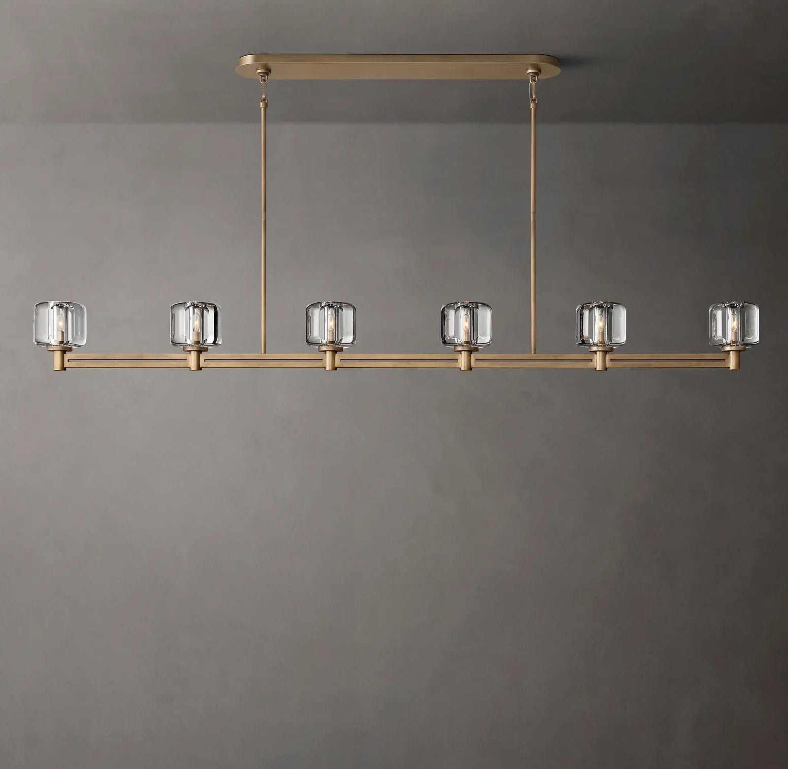 Demaret Modern Linear Chandelier 72"
