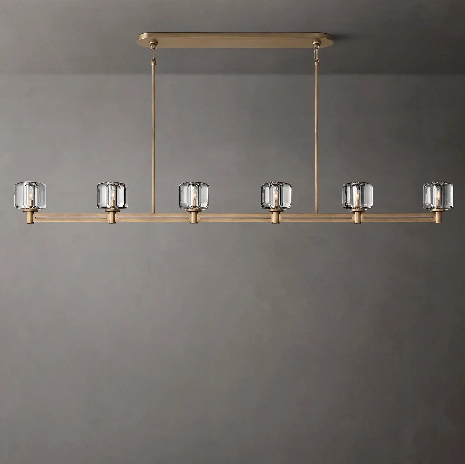 Demaret Modern Linear Chandelier 72"