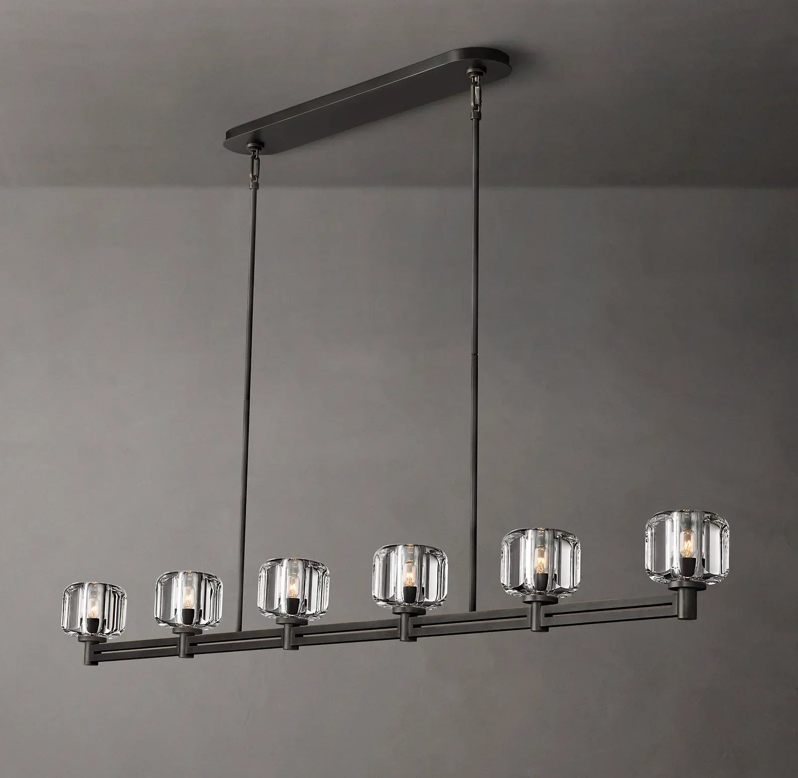 Demaret Modern Linear Chandelier 72"